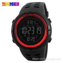 Hot Sale Brand Guangzhou SKMEI Digital Watch with Rubber Strap Led Display Casual Military Sport Watches For Men reloj 1251